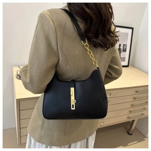Fashionable PU Leather Shoulder Bag for Women - Image 7
