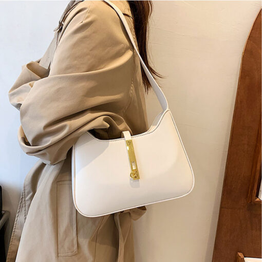 Fashionable PU Leather Shoulder Bag for Women - Image 2