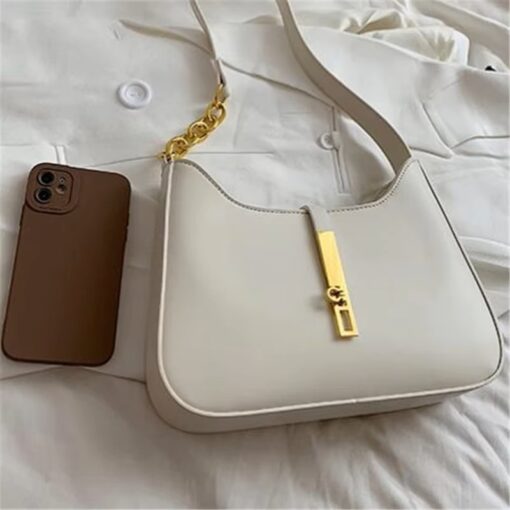 Fashionable PU Leather Shoulder Bag for Women - Image 9