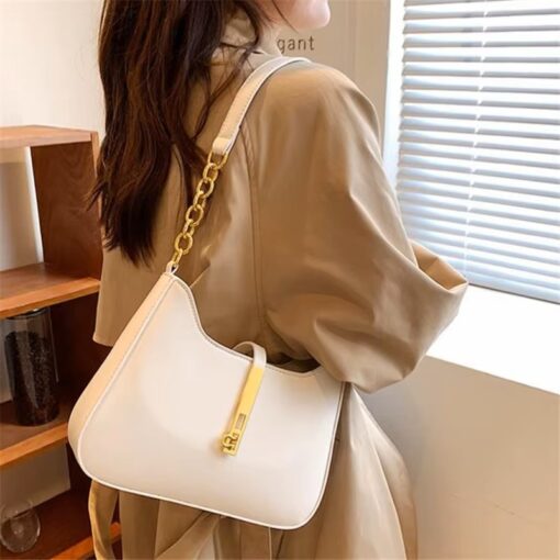 Fashionable PU Leather Shoulder Bag for Women - Image 10