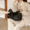 Trendy PU Leather Tote Bag for Women - Kohthai Bag Bangladesh Trendy PU Leather Tote Bag for Women in Bangladesh 1