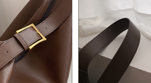 Trendy PU Leather Tote Bag for Women - Image 8