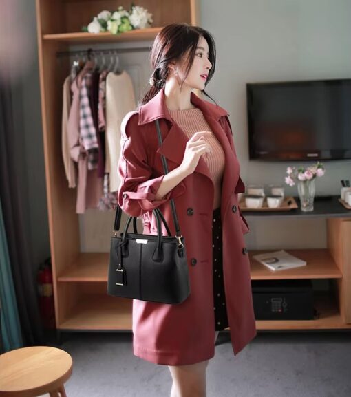 Elegant PU Leather Handbag for Women - Image 13