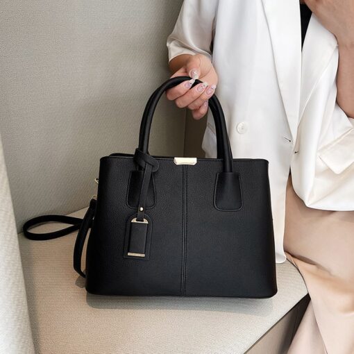 Elegant PU Leather Handbag for Women - Image 2