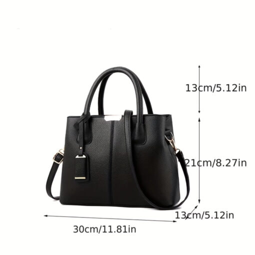 Elegant PU Leather Handbag for Women - Image 16