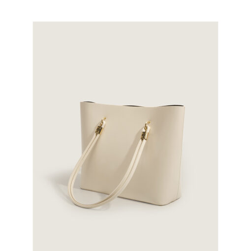 Elegant PU Leather Large Capacity Tote Bag for Women - Image 3