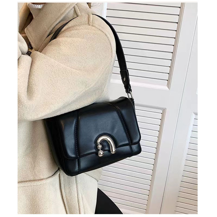 Magnetic Flap PU Leather Shoulder Bag for Women - Image 12