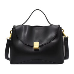 Retro Flap PU Leather Large Capacity Crossbody Bag for Women