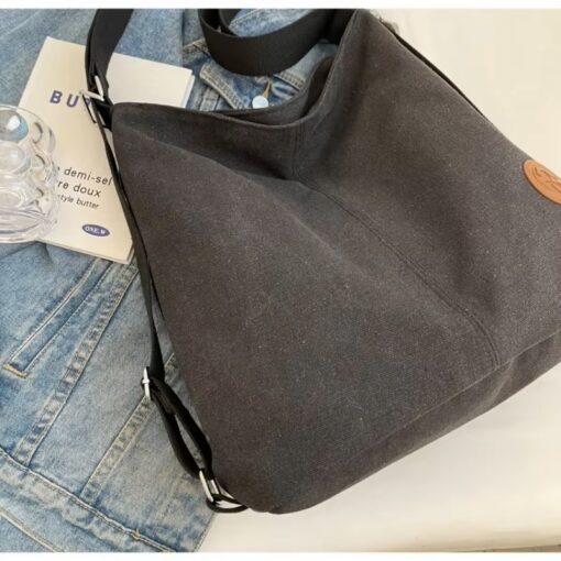 Vintage Canvas Tote Bag Convertible Backpack for Women - Image 9