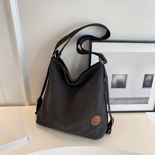 Vintage Canvas Tote Bag Convertible Backpack for Women - Image 13