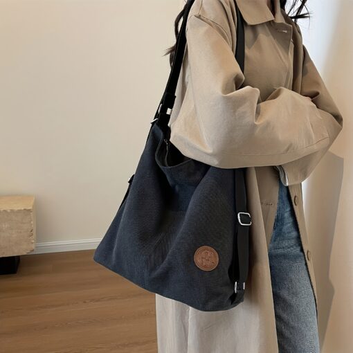 Vintage Canvas Tote Bag Convertible Backpack for Women - Image 4
