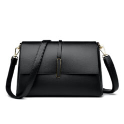 Elegant Flap PU Leather Crossbody Bag for Women