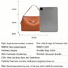 Chic Metal Lock PU Leather Pillow Shoulder Bag for Women 1