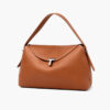 Chic Metal Lock PU Leather Pillow Shoulder Bag for Women 10