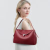 Chic Metal Lock PU Leather Pillow Shoulder Bag for Women 6