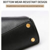 Luxurious Large Capacity PU Leather Commuter Tote Bag for Women - Kohthai Bag Bangladesh Luxurious Large Capacity PU Leather Commuter Tote Bag for Women 1