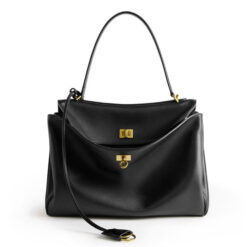 Luxurious Large Capacity PU Leather Commuter Tote Bag for Women