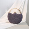 Elegant Round Pleated Dinner Clutch Bag for Women in Bangladesh 6