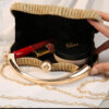 Elegant Round Pleated Dinner Clutch Bag for Women in Bangladesh 8