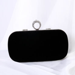Velvet Rhinestone Evening Clutch Bag for Women - Kohthai Bag Bangladesh Velvet Rhinestone Evening Clutch Bag for Women 3