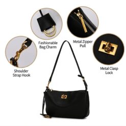 Fashion Vegetable Tanned Leather Rodeo Crossbody Bag for Women 2