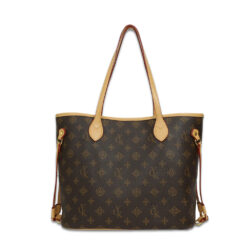 Large Capacity Monogram Pattern Commuter Tote Bag