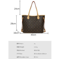 Large Capacity Printed Commuter Tote Bag 3