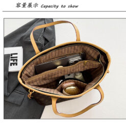Large Capacity Printed Commuter Tote Bag 8