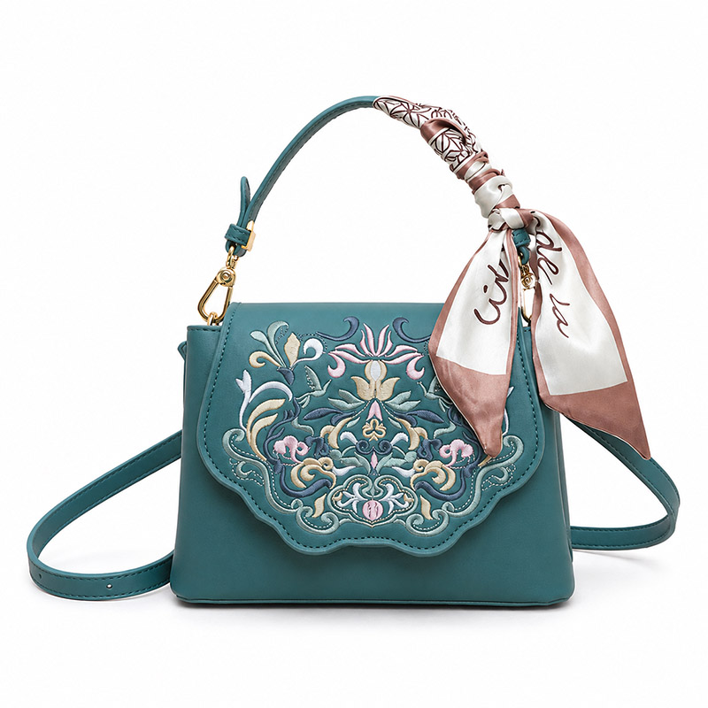 Retro Artistic Style Embroidered Crossbody Bag for Women - Kohthai Bag Bangladesh Retro Artistic Style Embroidered Crossbody Bag for Women