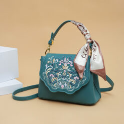 Retro Artistic Style Embroidered Crossbody Bag for Women - Kohthai Bag Bangladesh Retro Artistic Style Embroidered Crossbody Bag for Women 6