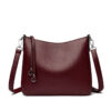 Versatile Soft PU Leather Shoulder Bag for Women